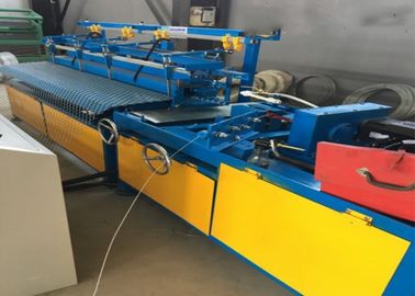 Chine Barrière de maillon de chaîne de jardin faisant la machine, machine de tissage réglable de grillage de vitesse  fournisseur